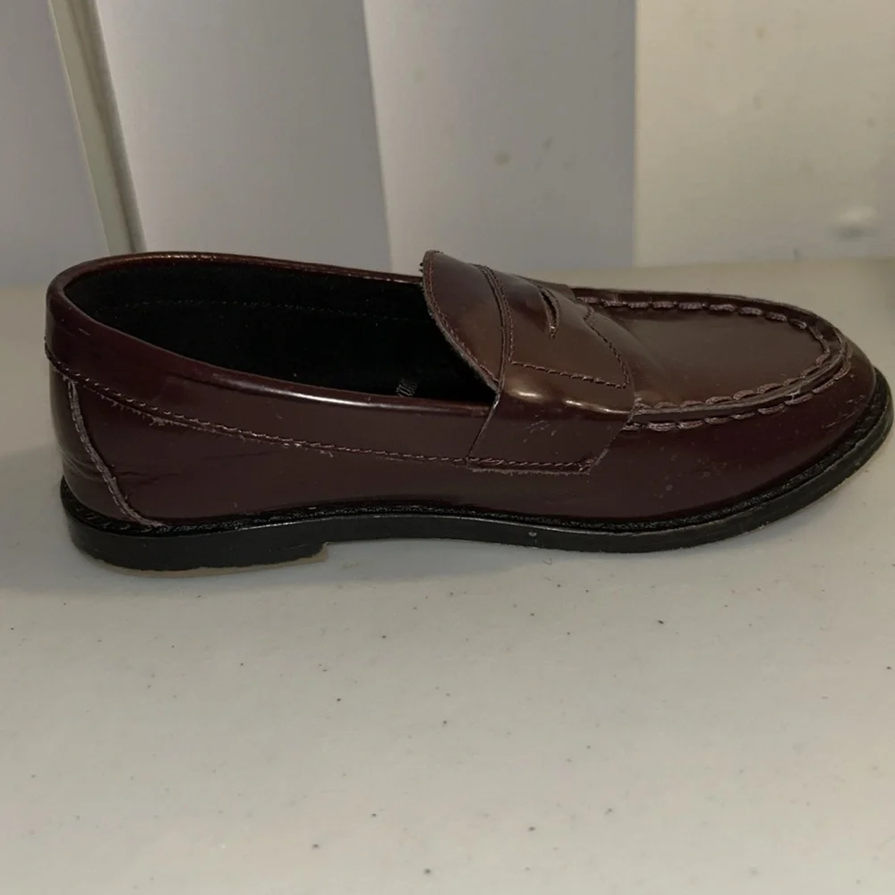 Janie and Jack toddler kids penny loafers Sz 9 - Picture 4 of 12